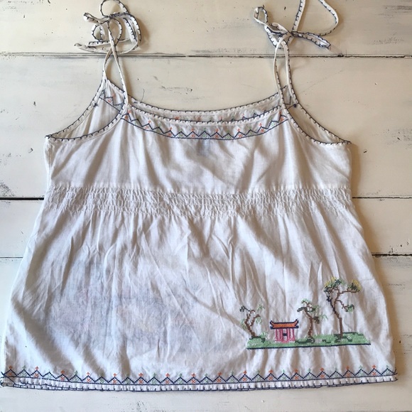 Lucky Brand Embroidered Tank - Picture 4 of 8
